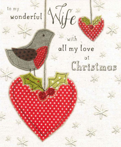 Picture of WONDERFUL WIFE CHRISTMAS CARD